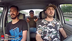 مسافر گوزو دستش تو دماغش بود د...