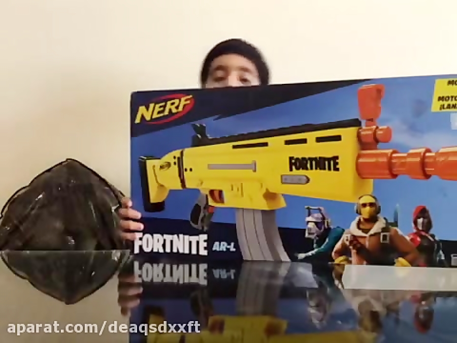 انباکسینگ تفنگ نرف فورتنایتFORTNITE X NERF