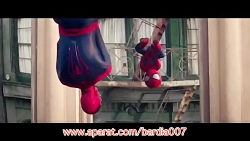 رقص spider man(دو spider man د...