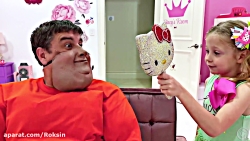 ناستیا و لحظات جالب با بابایی...