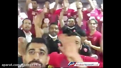 خوشحالی پرسپولیسی ها در رختکن...