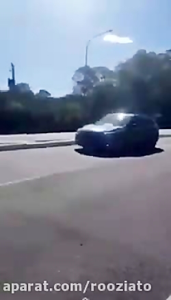 تصادف خودرو کمیاب فراری F40