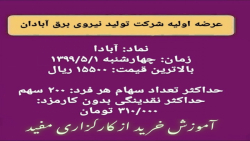 آموزش , خرید , عرضه , اولیه , کارگزارى , مفید , سهام , شرکت , تولید , نیروی , برق , آبادان , (نماد , آبادا) , روز , چهارشنبه , مورخ , بورس , تهران , انجام