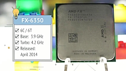 پردازنده شش هسته ای ام تری پلاس  amd fx-6350 six-core am3