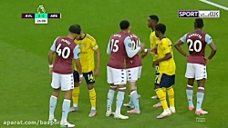 خلاصه بازی استون ویلا 1 0 آرسن...