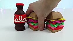 آموزش خمیر بازی کودکان  نوشابه...