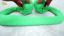 بازی با اسلایم های رنگی و متنو...