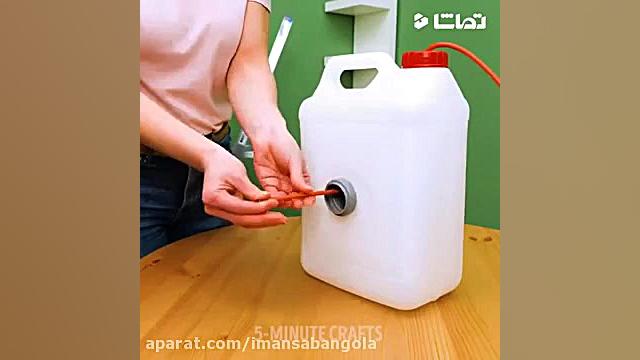 ساخت کاردستی و اسباب بازی با وسایل دور ریختنی قلی قندق