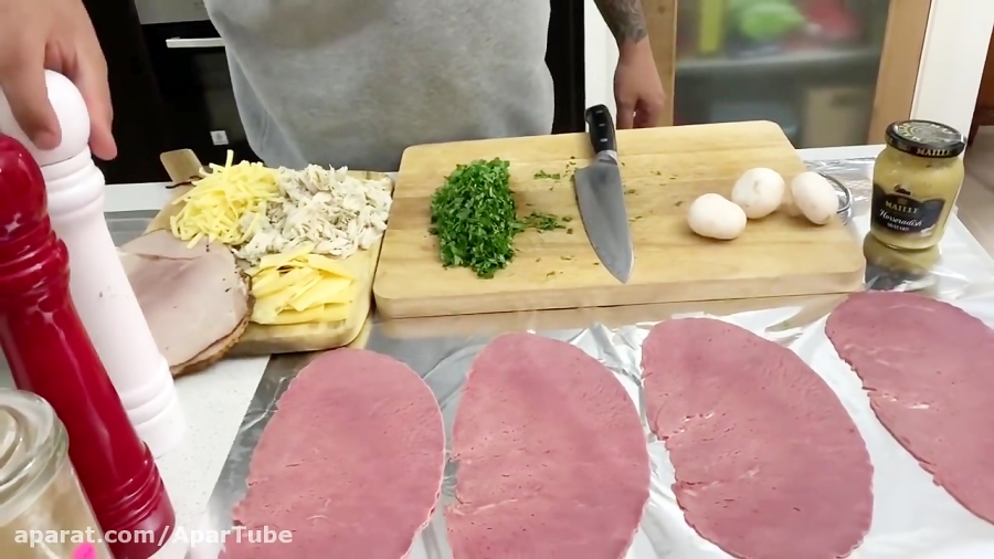 آموزش ساندویچ ویژه پیتزا رل ساندویچ ویژه