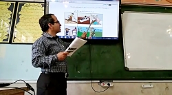 تدریس آقای احمدپور ، دبیرکاروف...