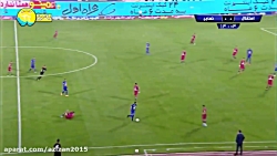 خلاصه بازی استقلال 1 - نساجی 1