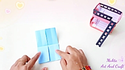 اوریگامی تخت دوطبقه کوچک