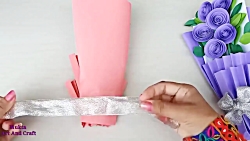 آموزش اوریگامی ، باکس گل رز