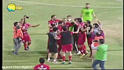 جشن قهرمانی و شادی بازیکنان پر...