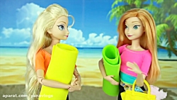 ورزش صبحگاهی السا و انا !