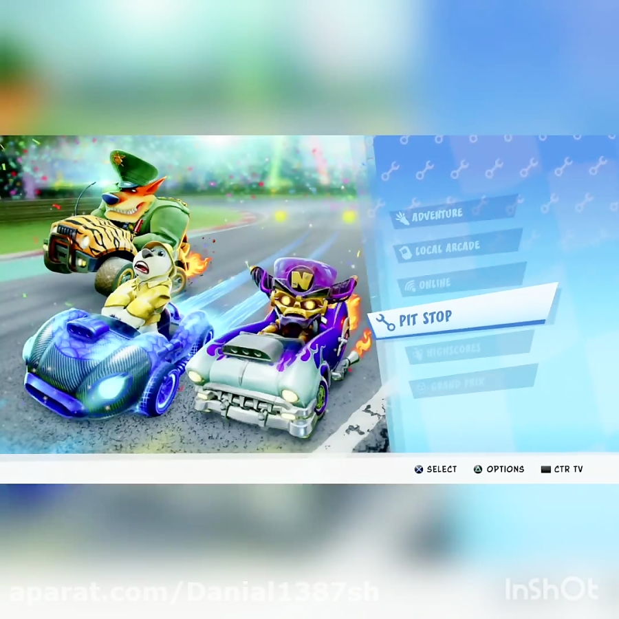 گیم پلی بازی : Crashtrade; Team Racing Nitro-Fueled ( کراش ماشینی )