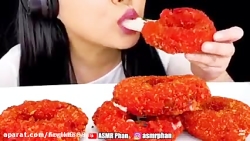 &hearts;️چالش آسمر خوردن مرغ س...