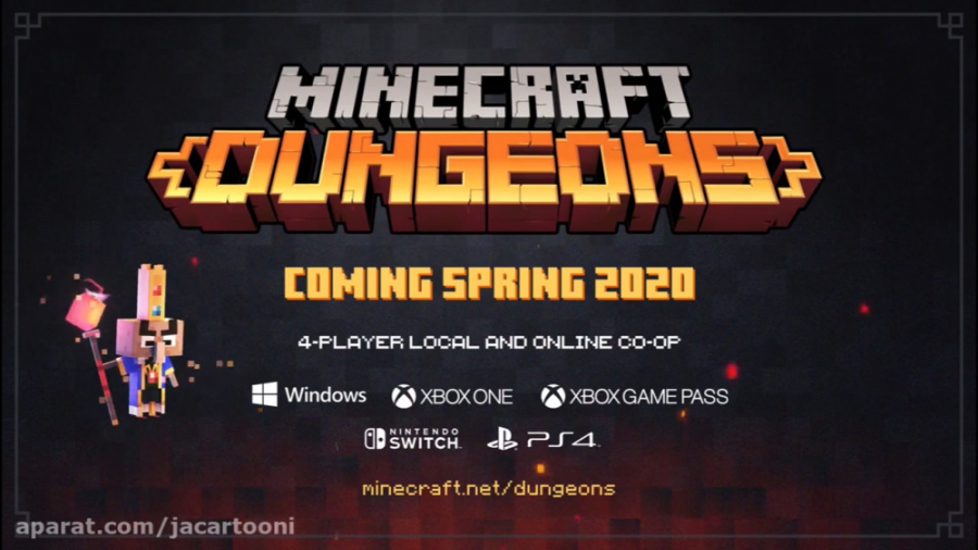 ماینکرفت سیاهچال ها (2020) Minecraft Dungeons - تریلر بازی