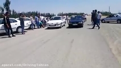 مسابقه درگ پژو پارس و پژو ۴۰۵