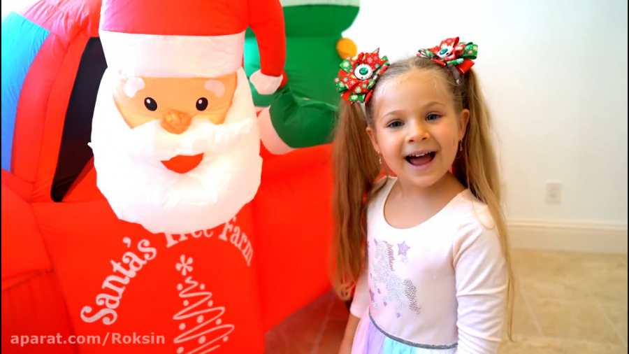 دیانا و بابا برای کریسمس آماده...