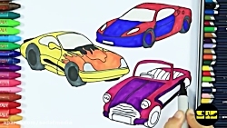 آموزش نقاشی کودکان نقاشی ماشین...