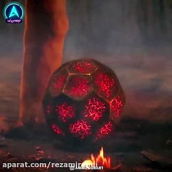 کشف فوتبال در آن زمان^کارتون