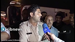 واژگون شدن اتوبوس مسافربری در...