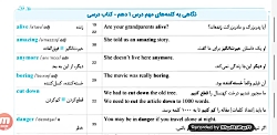 ویدیو آموزش درس اول زبان انگلیسی دهم بخش 3