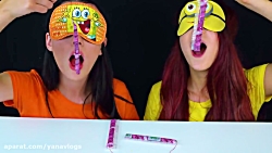 چالش اسمر   با چشم بسته