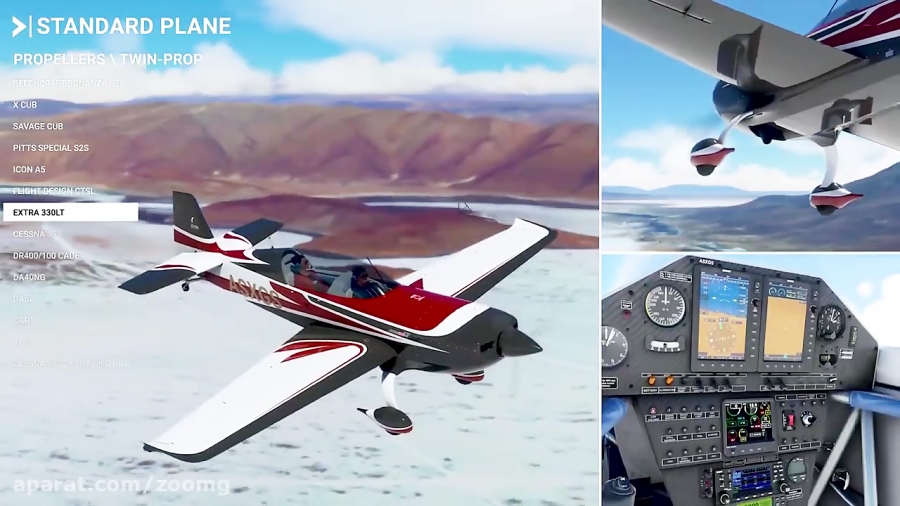 تریلر Microsoft Flight Simulator با هدف نمایش فرودگاه  ها و هواپیماهای بازی