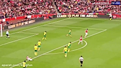 بازی درخشان آرون رمزی در مقابل...