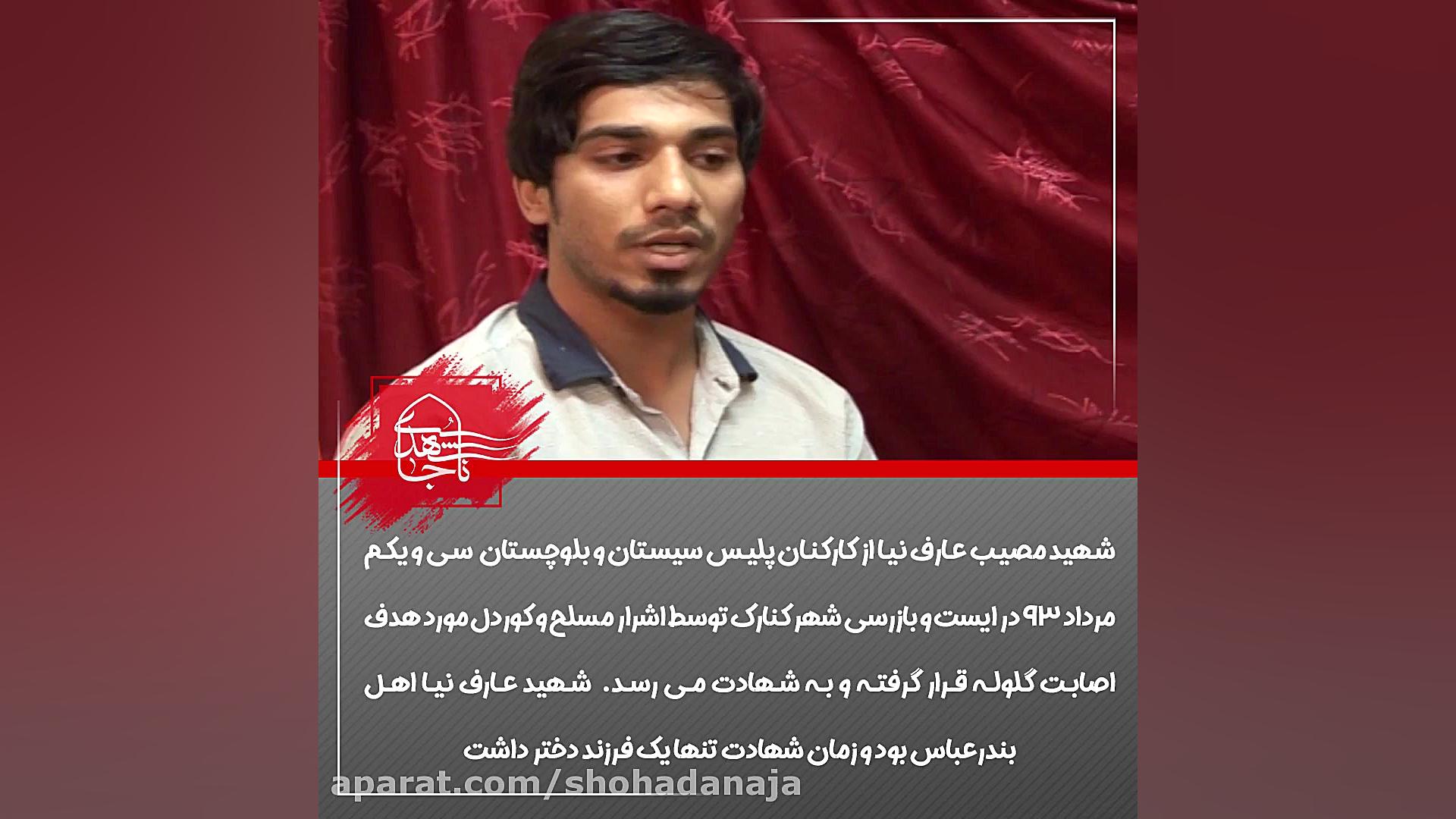 شهید مصیب عارف نیا تهمورس پورناظری