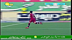 شوت دیدنی باقری و گل اول نساجی...