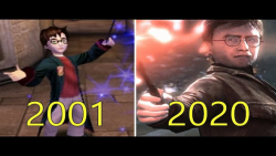 تغییرات بازی های هری پاتر از 2001 تا 2020