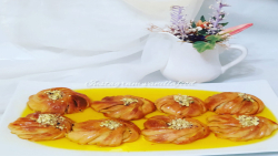 آموزش باقلوا ، طرح گل