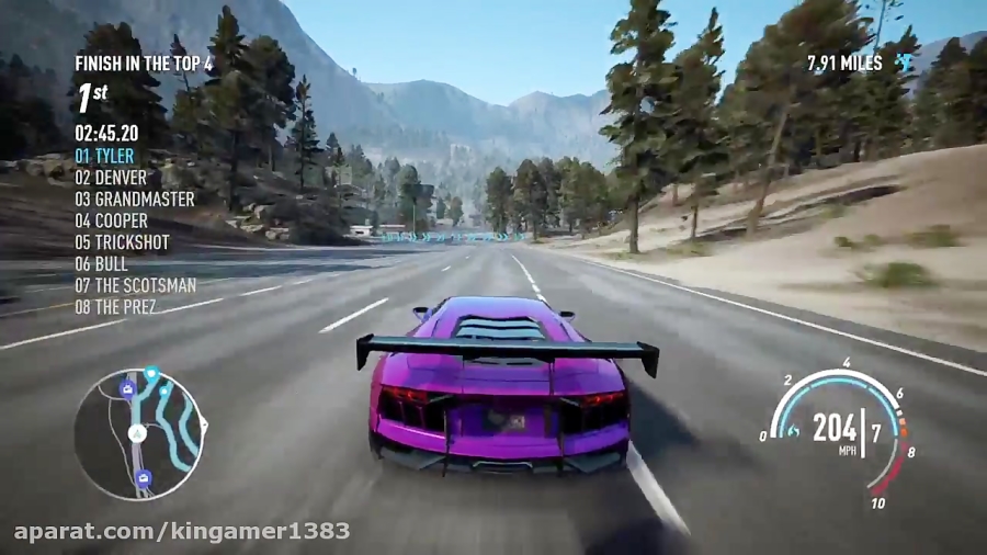 مرحله اخر بازی NFS PAYBACK