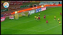 4 ضربه بازیکنان سپاهان که به ت...