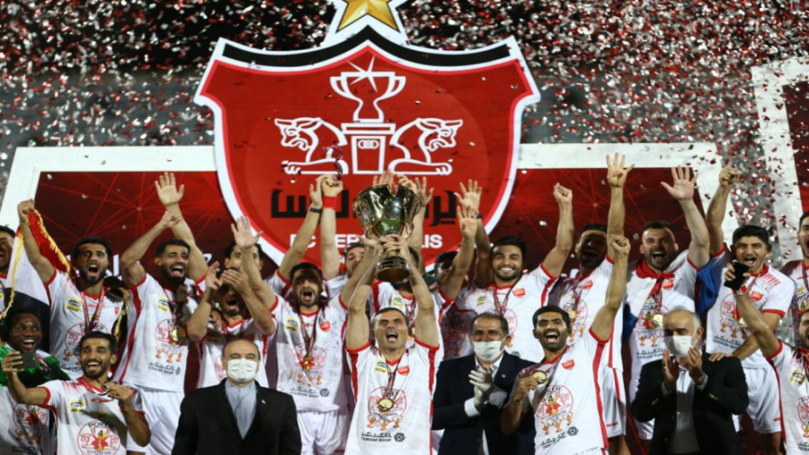 جشن قهرمانی پرسپولیس در لیگ برتر 99-98