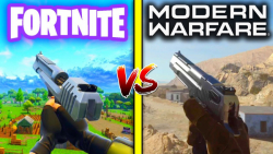مقایسه تفنگ ها در Fortnite و COD Modern Warfare