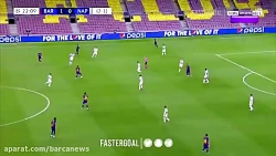 گل لیونل مسی به ناپولی ( 18 مر...