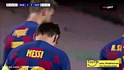 گل دوم بارسلونا به ناپولی توسط...