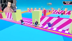 بازی FALL GUYS با آریا کئوکسر...