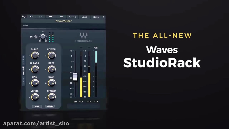 معرفی امکانات نسخه جدید StudioRack در مجموعه پلاگین Waves زمان51ثانیه
