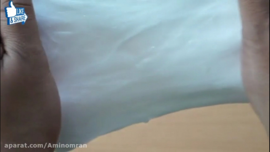 آموزش ساخت اسلایم بدون چسب و ب...