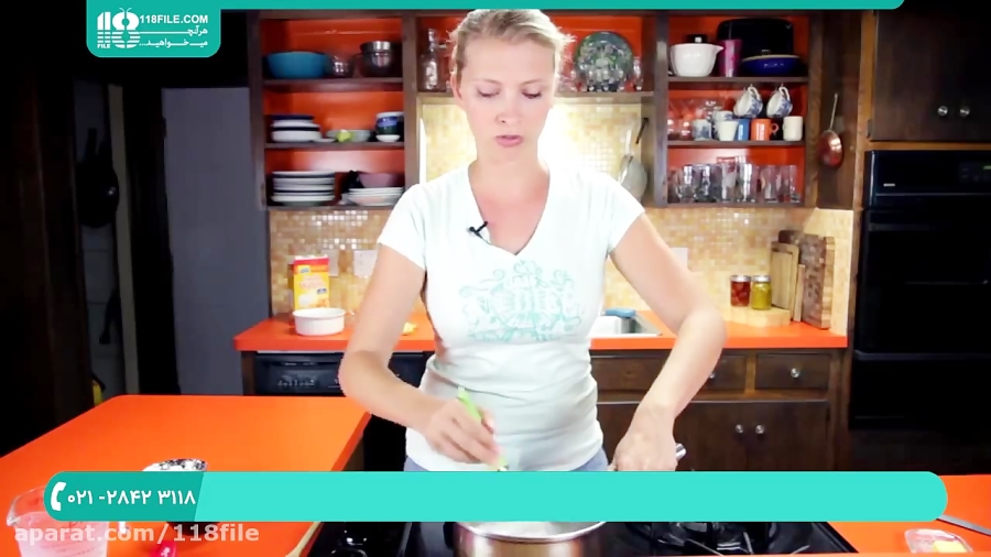 آموزش آشپزی بین المللی | شیرینی پزی | دستور پخت غذا ( پودینگ موز ) 02128423118