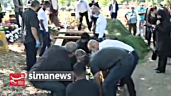 تشییع پیکر ماه چهره خلیلی در ل...