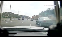 واژگونی پژو 206 مسروقه حین فرا...