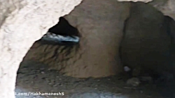 اینجا استان کرمان - رفسنجان - اودرج - شهر زیر زمینی دستکند 1400 ساله. تیر 99