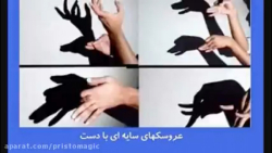 آموزش شعبده بازی  ـ   عروسکهای سایه ای با دست