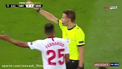 خلاصه بازی سویا 2 - منچستریونا...